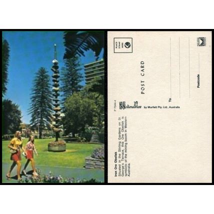 Postcard PC007 WA - Iron Ore Obelisk Monument in Perth - Unused