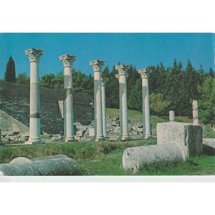 KOS The Asciepieion. Ruins of temples