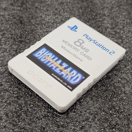 Biohazard Outbreak Memory Card 8MB - 2003 Japan Sony Playstation 2 Resident Evil