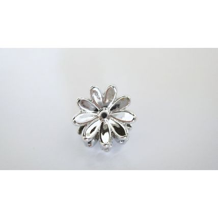 Micro mini extra tiny metalic colored daisy flower acrylic hair claw clip