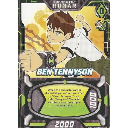 Bandai - Ben 10 Series 1 Cards, C-004 U (Character-Human: Ben Tennyson)