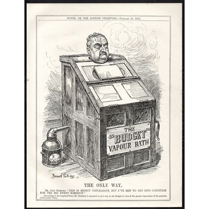 ONLY WAY 1910 John Bernard Partridge John Redmond PUNCH CARTOON PAGE