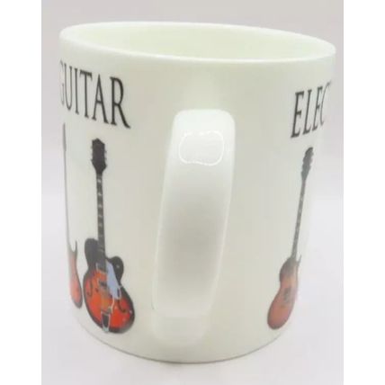 Electric Guitar Fine China Mug 9 CM Ceramic Gift Home Decor Tableware Music