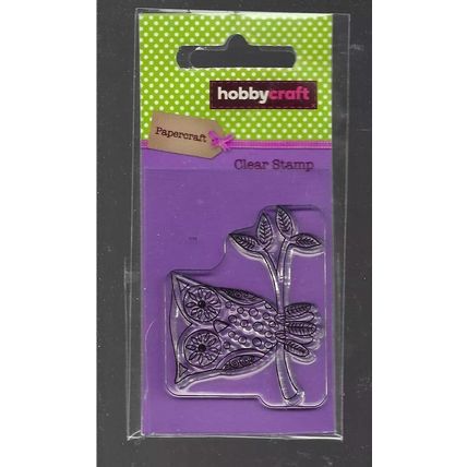 Hobbycraft. Pretty Owl Stamp. Stamping Cardmaking Scrapbooking Crafts