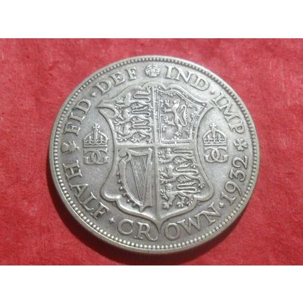 1932 George V half-crown.