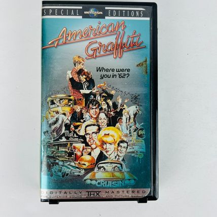 American Graffiti 25th Anniversary Edition VHS Tape & PROMO CD Collectors Ed