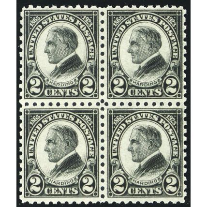 612, Mint F-VF NH 2¢ Block of 4 Stamps - SCV $130 - Stuart Katz