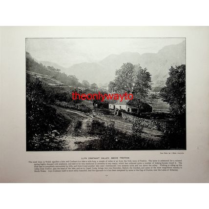 Southampton Docks And Llyn Crafnant Valley, Book Illustration (Print), c1897