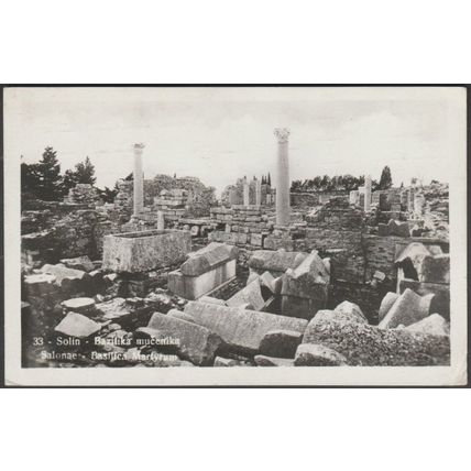 Bazilika Mučenika, Solin, 1935 - Foto Razglednica