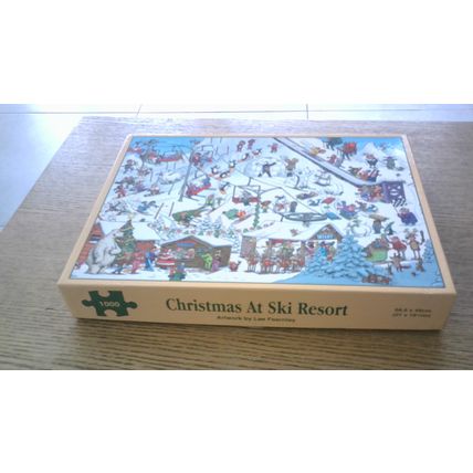 CHRISTMAS AT SKI RESORT Jigsaw Puzzle (1000 Piece) Studio Retail
