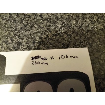 Talbot Express Motorhome Campervan Bonnet Vinyl Decal Sticker Silver/Black