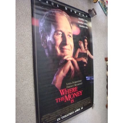 WHERE THE MONEY IS - MOVIE BANNER - STARRING PAUL NEWMAN