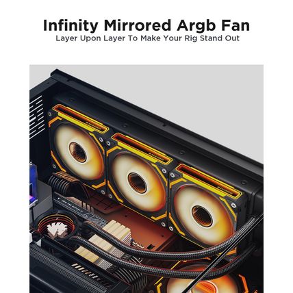 Asiahorse COSMIQ 120Mm PC RGB Fans Computer Case Fans, 5V 3-PIN Connector Daisy