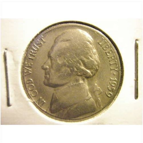 1959 D Jefferson Nickel FREE SHIPPING