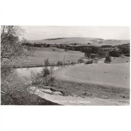 Kirkby Lonsdale, Cumbria - Ruskins View - Sanderson & Dixon real photo postcard