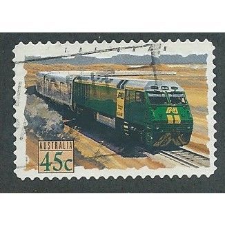 AUS 1993 45c (S/A) 'TRAINS- THE GHAN' FINE USED (EBID35-791)