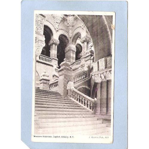 New York Albany Western Staircase Capitol Bldg ny_box2~436