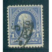 Used 264 1c Benjamin Franklin Fine Plus M02919