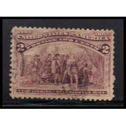 Used 231 2c Landing of Columbus Fine K1159