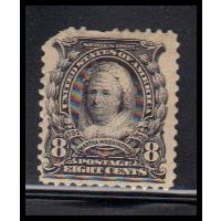 306 8c Martha Washington Average Plus MHH KA7288