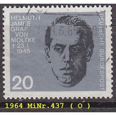 GERMANY BUND [1964] MiNr 0437 ( O/used )