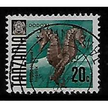 TANZANIA 1967 FISHES 20c THORNY SEA HORSE SG 145 FINE USED#2