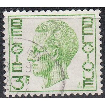 Belgique 1973 Michel 1751 O Cote (2008) 0.20 € Roi Baudouin Cachet rond