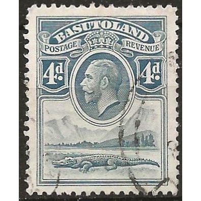 Basutoland 1933 SG5 4d Grey Fine Used .