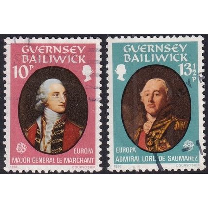 Guernsey 1980 SG 212-3 Used - Europa/CEPT (G-325 (5))