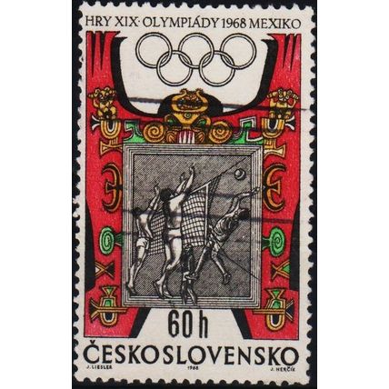 Czechoslovakia. 1968 60h S.G.1734 Used