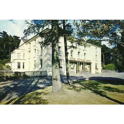 Wales LLANBERIS Royal Victoria Hotel Postcard by J. Arthur Dixon (SP.2950)