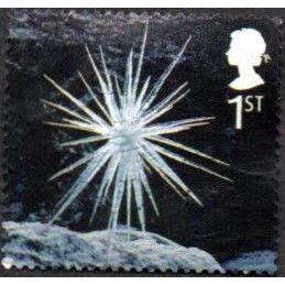 2003 Christmas. Ice Sculptures 1st Value, Icicle Star. Very Fine Used