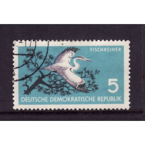 GERMANY 1959 NATURE PROTECTION 5pf GREY HERON SG E422 FINE USED