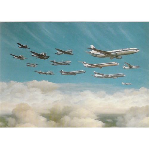Finnair Aircraft The Art of Flying Since 1923 Postcard (A13876)