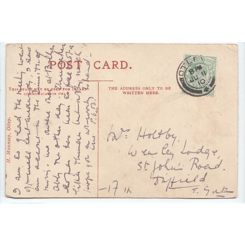 Lindley Woods Washburn Valley Postcard 1910 North Yorkshire