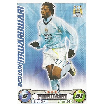 Topps Match Attax 2008/09 Extra Cards: Manchester City - Forward, Mwaruwari