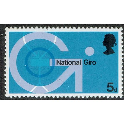 1969 Post Office Technology 5d Blue Lavender and Black SG808 UM