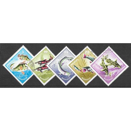 Mongolie N° 350/54 YVERT OBLITERE ( USED )