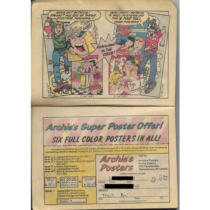 Archie’s Double Digest Magazine Comic Book #37 Nov. 1988 Archie Digest Library