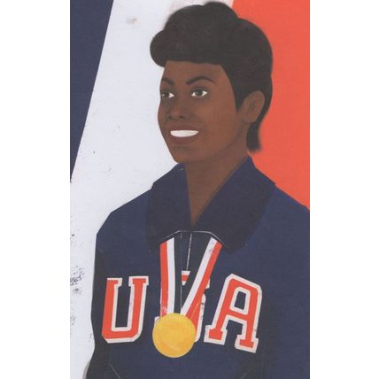 Wilma Rudolph Olympic Games Womens Athletics Champion Postcard