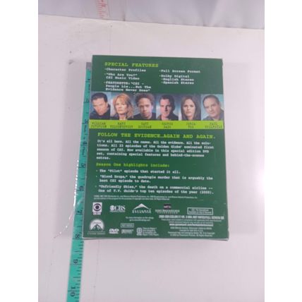 CSI crime scene investigation the complete first season full screen not rated