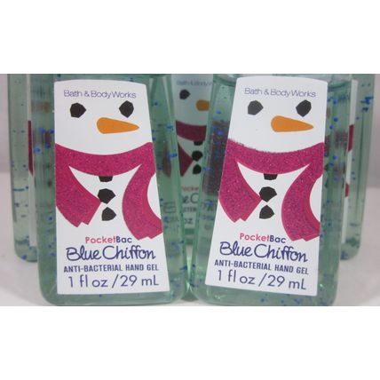 5 Bath & Body Works PocketBac Hand Sanitizer Blue Chiffon