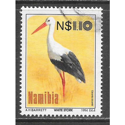 NAMIBIA 1994 WHITE STORK BIRD USED N$1.10