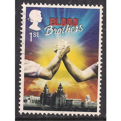GB 2011 QE2 1st Musicals ' Blood Brothers ' used SG 3146 ( T278 )
