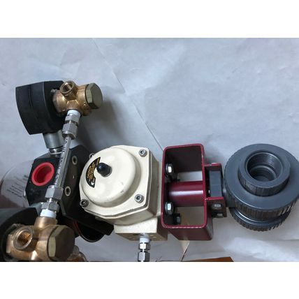 STONEL PQ8YC3R QUARTZ PG VALVE,EL-O-MATIC ESA 40-4-A,1" PVC,ASCO EF8320G174,TH