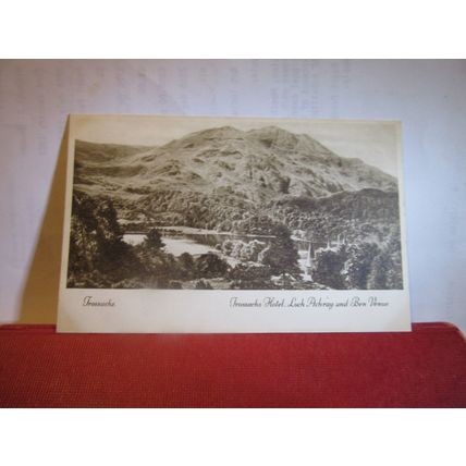 TROSSACHS HOTEL, LOCH ACHRAY & BEN VENUE, SCOTLAND unused postcard =