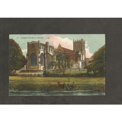 Genealogy Postcard Miss C Davies St Edmunds Overdale Terrace Downend Bristol1912