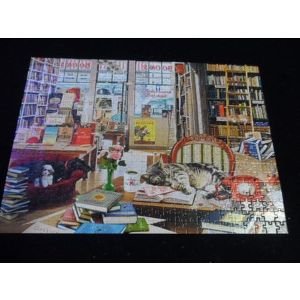 Corner Piece 500 Piece Jigsaw Puzzle Sleeping Kittens