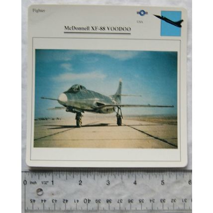 McDonnell XF-88 Voodoo - USA - Fighter - Collectors Club Card