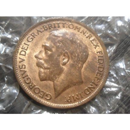 1919 George V farthing.